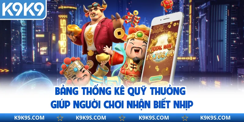 Bảng thống kê quỹ thưởng giúp người chơi nhận biết nhịp 
